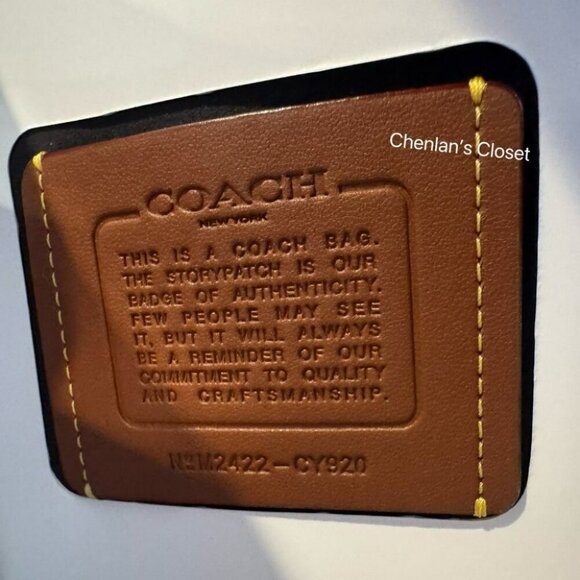 Coach Authentic Black Tabby Shoulder Bag 30 Silver Hardware NWT - Picture 13 of 15